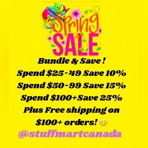 SPRING SALE! SAVE 10-25% on bundle orders